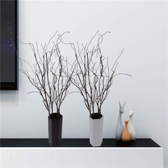 10PCS Lifelike Curly Willow Branches Decorative Dried Artificial Twig,30.7Inches - Picture 6 of 6